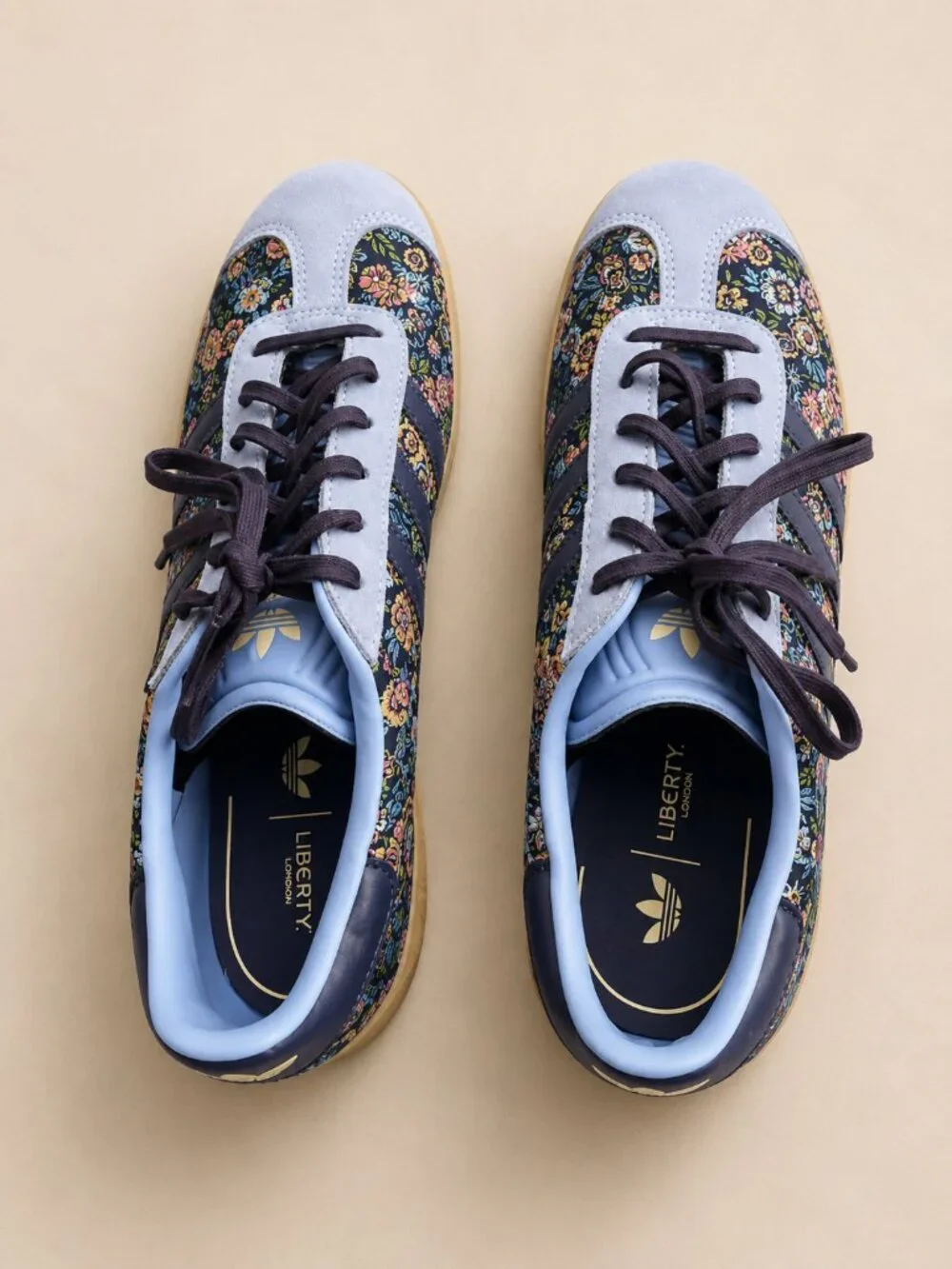 Adidas Gazelle J x Liberty London Floral Embroidery Sneakers JH5207 Women's 7